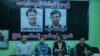 ဖမ်းဆီးခံ ရိုက်တာသတင်းထောက်နှစ်ဦးရဲ့ မိသားစု ဦးစီးပြုလုပ်တဲ့ မြန်မာဂျာနယ်လစ်ကွန်ယက် ရုံးခန်းက သတင်းစာရှင်းလင်းပွဲ (ဒီဇင်ဘာ ၂၈-၂၀၁၇) သတင်းဓာတ်ပုံ- မေခ VOA