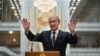 Путін спілкується з пресою у Мінську.